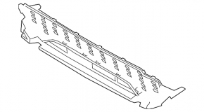 Lower front bumper grille for BMW X3 G01 18-23 2020-21. Without adaptive cruise control.