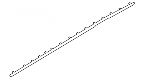 Threshold molding left BMW X5 G05 19-23 X-Line