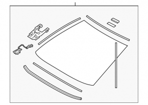 Windshield Toyota Avalon 19-