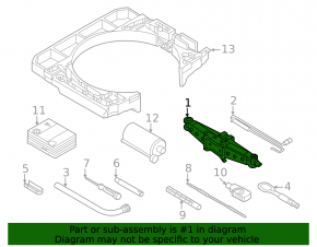 Audi Q3 83A 19-25 jack