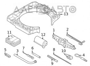 Audi Q3 83A 19-25 jack