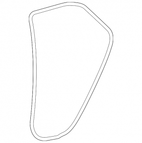Door seal rear right Lexus UX200 UX250h 19-