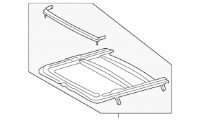 Lexus RX300 RX330 RX350 RX400h 04-06 Sunroof Mechanism