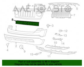 Jeep Patriot 11-17 Front Bumper Absorber