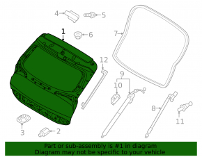 Kia Sportage 23-26 electric trunk door