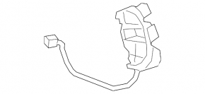 Honda Clarity 18-21 usa charging port door lock sensor with housing