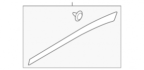 Door trim lower rear left Subaru b10 Tribeca