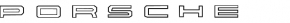 The PORSCHE emblem on the tailgate of the Porsche Cayenne 19-23 is matte black.
