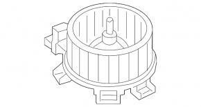 Heater fan motor for Hyundai Sonata 15-19