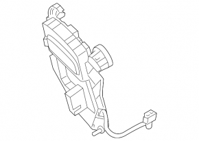 Mercedes S-class W222 14-17 steering wheel contact plate for round steering wheel, heated, lane keeping assist