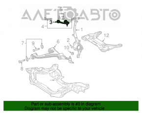 Upper front left control arm for Mercedes W211 AWD