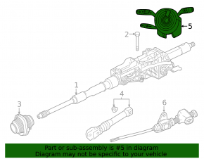 Steering column switch guitar assembly Mercedes W213 E 300/400/43/63 17-19 without steering wheel heating for 2 cameras