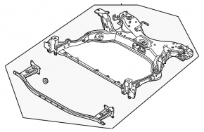 Mazda CX-30 20-23 front subframe with booster