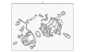Rear differential gearbox Mazda CX-9 16-