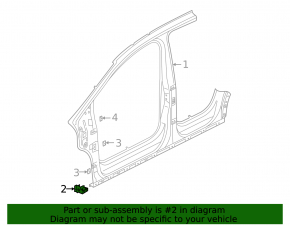 Right wing bracket Volkswagen ID.4 21-26 lower