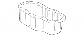 Oil pan Toyota Sequoia Tundra 08-16 5.7 3URFE