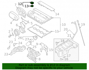 Chevrolet Volt 11-15 Oil Filler Cap