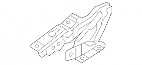 Hood hinge left Volvo V90 17-22 usa