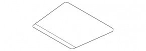 Front center console mat Volvo XC40 19-25 rubber black, scratches