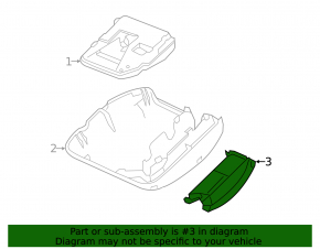 Interior Mirror Cover Honda Accord 13-17