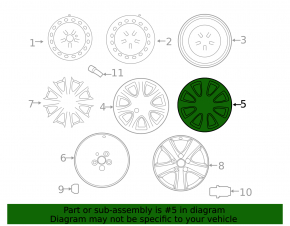 Wheel disk R16 x 6.5J 5x114.3 Toyota Camry v40 type 1