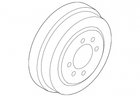 Brake drum hub rear left Nissan Versa Note 13-19