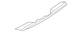 BMW X5 F15 14-18 rear bumper lip trim (without m model, without m package, pure experience)
