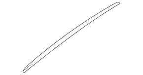 Windshield molding right VW Golf 15-