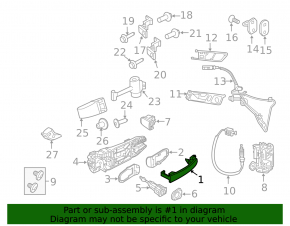 Outer front left door handle for VW Beetle 12-19