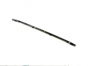 Railing longitudinal right Jeep Compass 17-24 2 parts, black, with chrome inserts, without seal