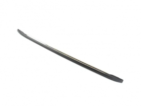 Railing longitudinal right Jeep Compass 17-24 2 parts, black, with chrome inserts, without seal