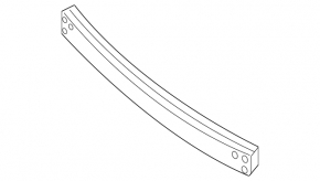 Nissan Maxima 09-14 Front Bumper Reinforcement