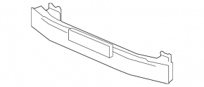Honda Accord 18-22 rear bumper reinforcement