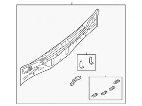 Nissan Altima 13-18 Rear Panel