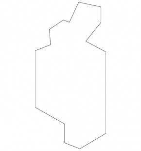 Upper rear left door hinge for Nissan Ariya 23-25