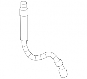 Brake hose rear left Cadillac CTS 14-