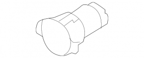 Cigarette lighter for the center console of the Hyundai Santa FE Sport 17-18 type 3