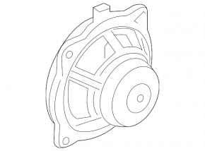 Speaker rear left Hyundai Sonata 18-19