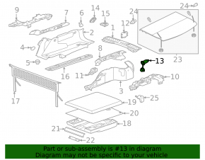 Cigarette lighter center console Jaguar F-Pace X761 17-