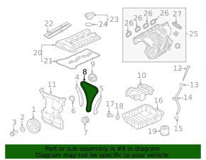 Timing chain Mitsubishi Outlander Sport ASX 11-23