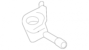 Rear left muffler bracket BMW X5 G05 19-23 3.0T