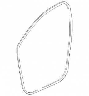Door seal front left Chevrolet Impala 14-20
