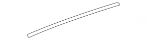 Upper rear left door molding GMC Terrain 18- chrome