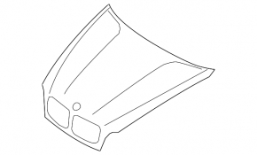 Bare hood BMW X5 X6 E70 E71 07-13