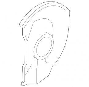 Mitsubishi Outlander 14-22 Front Left Brake Disc Cover