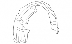 Front left fender liner for Toyota Venza 12-15