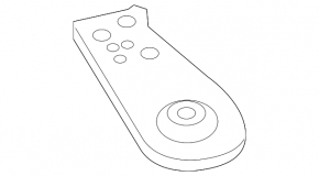 Rear subframe burr rear left Nissan Maxima A36 16-23
