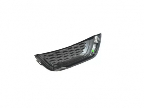 Bumper grille with overlay left Jeep Compass 17-21 chrome