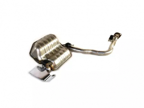 Muffler rear part with barrel left Dodge Challenger 15-16 5.7