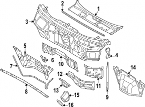 Left front strut bar for Audi Q5 18-25